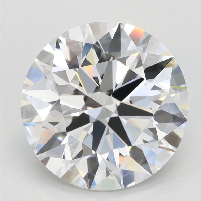 3.25ct D IF Rare Carat Ideal Cut Round Lab Grown Diamond