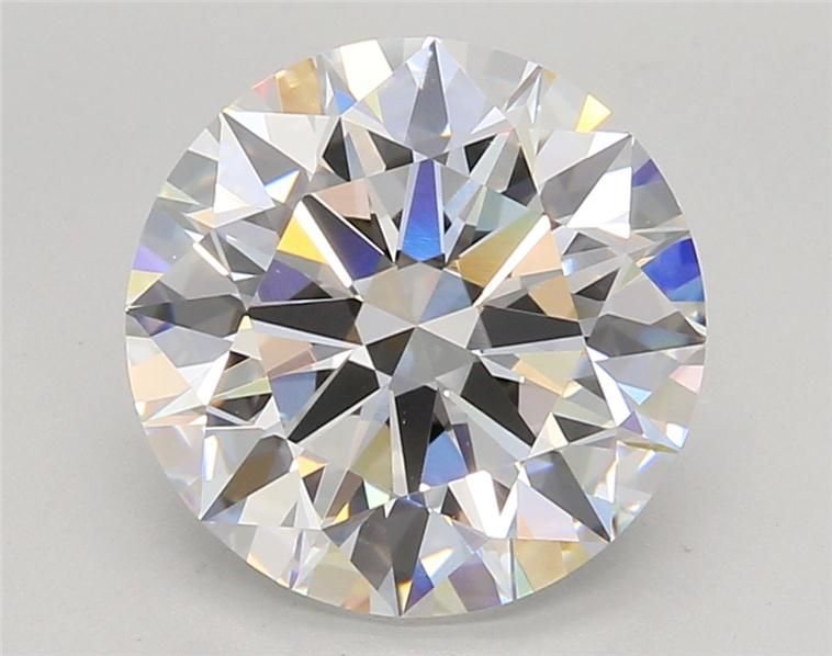4.08ct D VVS2 Rare Carat Ideal Cut Round Lab Grown Diamond