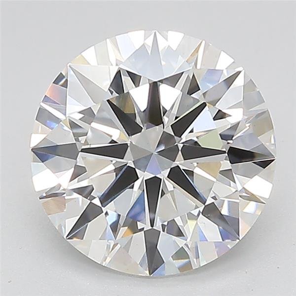 2.51ct D VS1 Rare Carat Ideal Cut Round Lab Grown Diamond