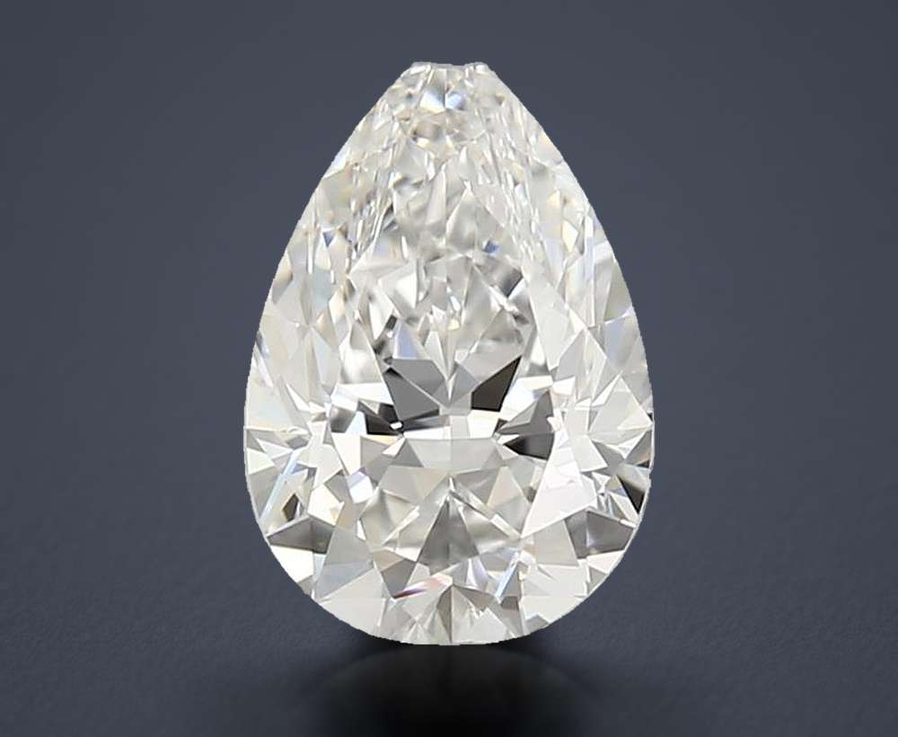 0.50 Carat Pear Natural Diamond