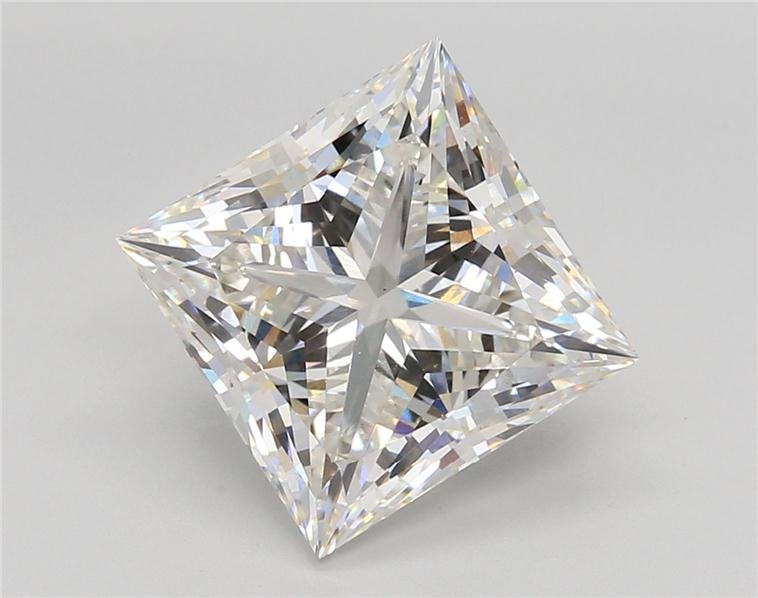 5.10ct G VS1 Rare Carat Ideal Cut Princess Lab Grown Diamond