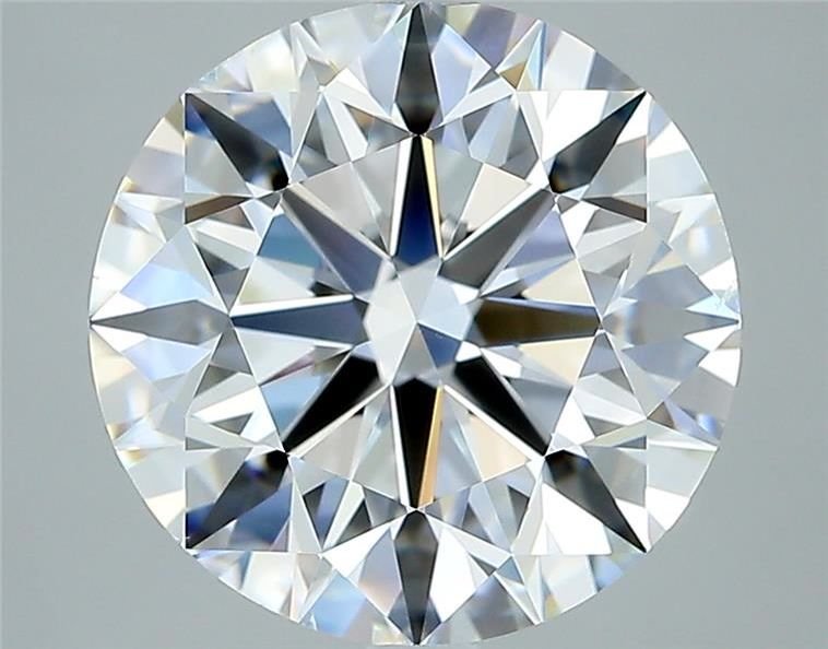 5.01ct E SI1 Rare Carat Ideal Cut Round Diamond