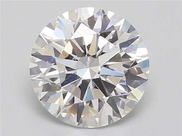 4.04ct F VVS2 Rare Carat Ideal Cut Round Lab Grown Diamond