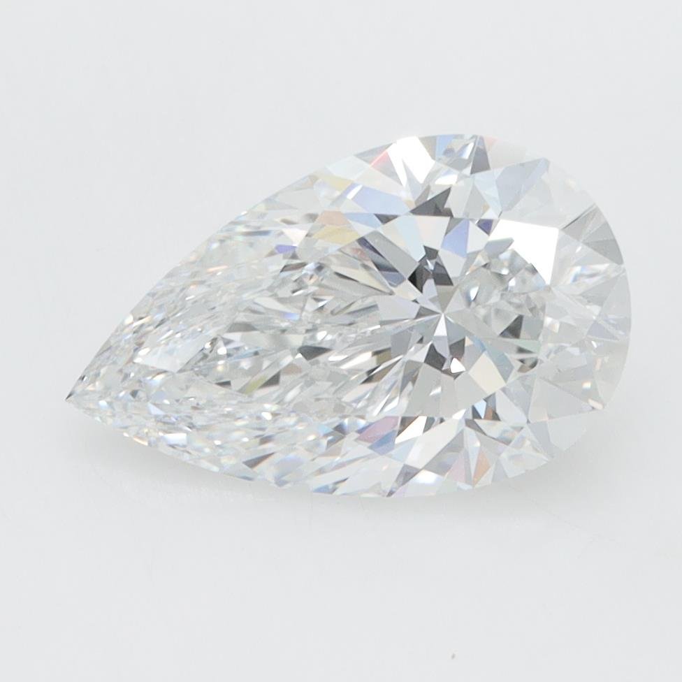 2.01ct E VS1 Rare Carat Ideal Cut Pear Lab Grown Diamond