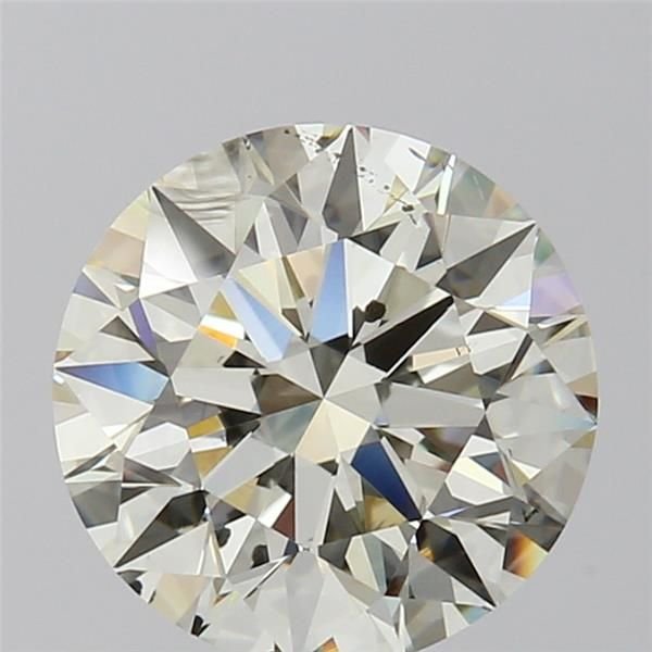 2.06ct K SI2 Rare Carat Ideal Cut Round Diamond