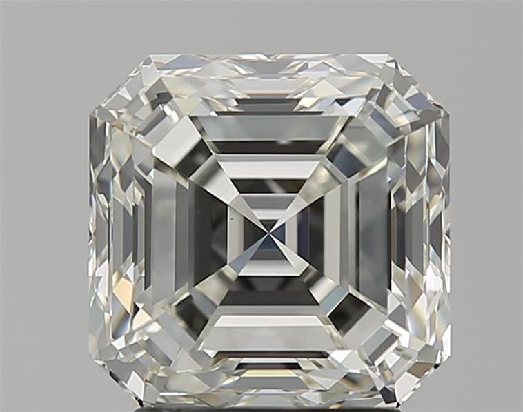 3.02ct J VS1 Very Good Cut Asscher Diamond