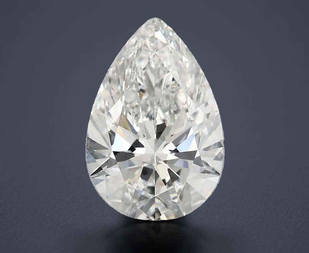 3.00 Carat Pear Lab Diamond