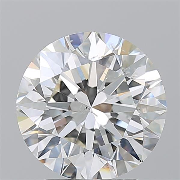 3.01ct H SI2 Rare Carat Ideal Cut Round Diamond