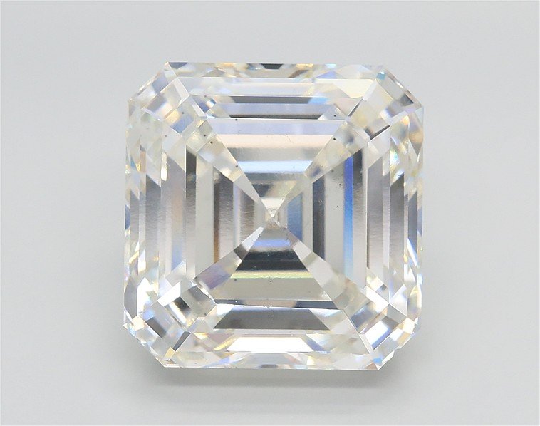 10.02ct G VS2 Rare Carat Ideal Cut Asscher Lab Grown Diamond