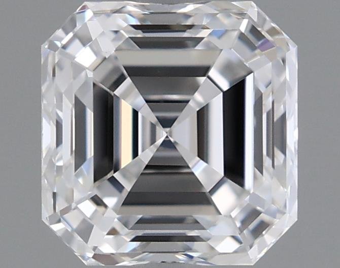 0.89ct D VVS2 Very Good Cut Asscher Lab Grown Diamond