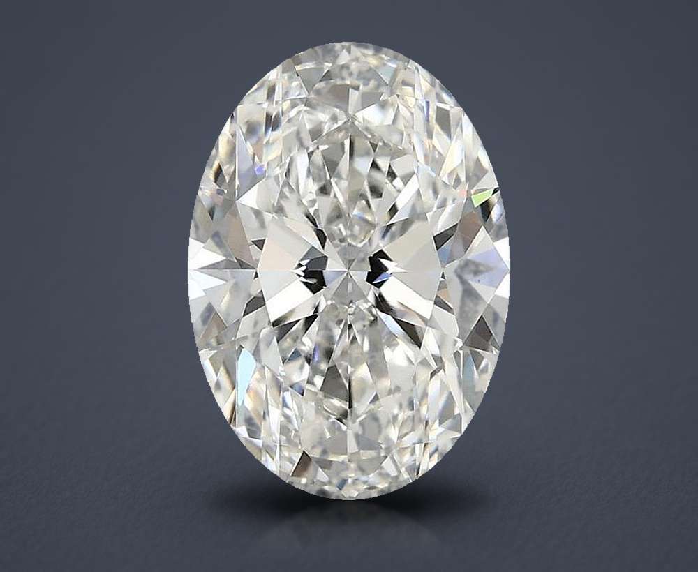 2.45 Carat Oval Lab Diamond