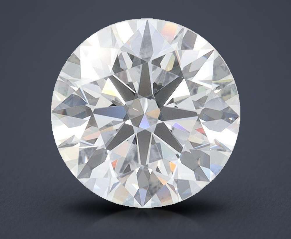3.41 Carat Round Lab Diamond