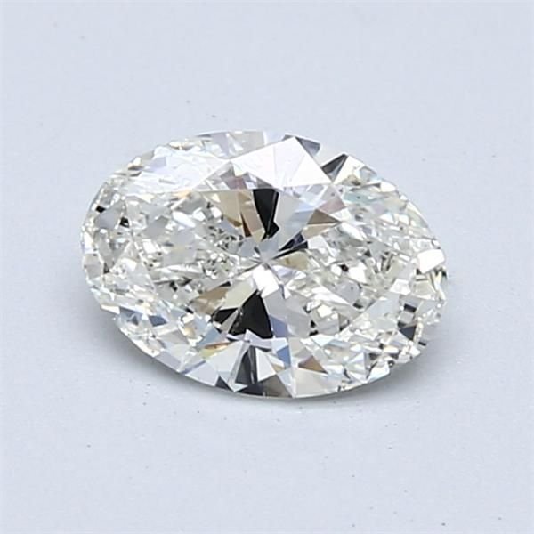 0.81ct H SI1 Rare Carat Ideal Cut Oval Diamond