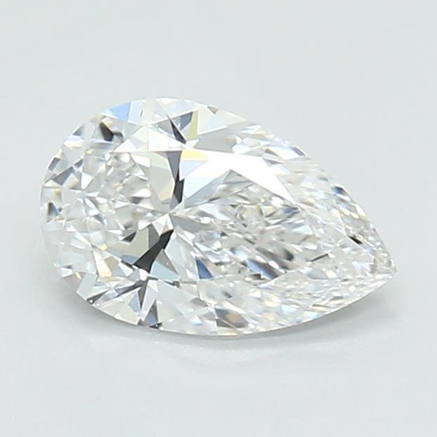 0.77ct D VVS2 Rare Carat Ideal Cut Pear Lab Grown Diamond
