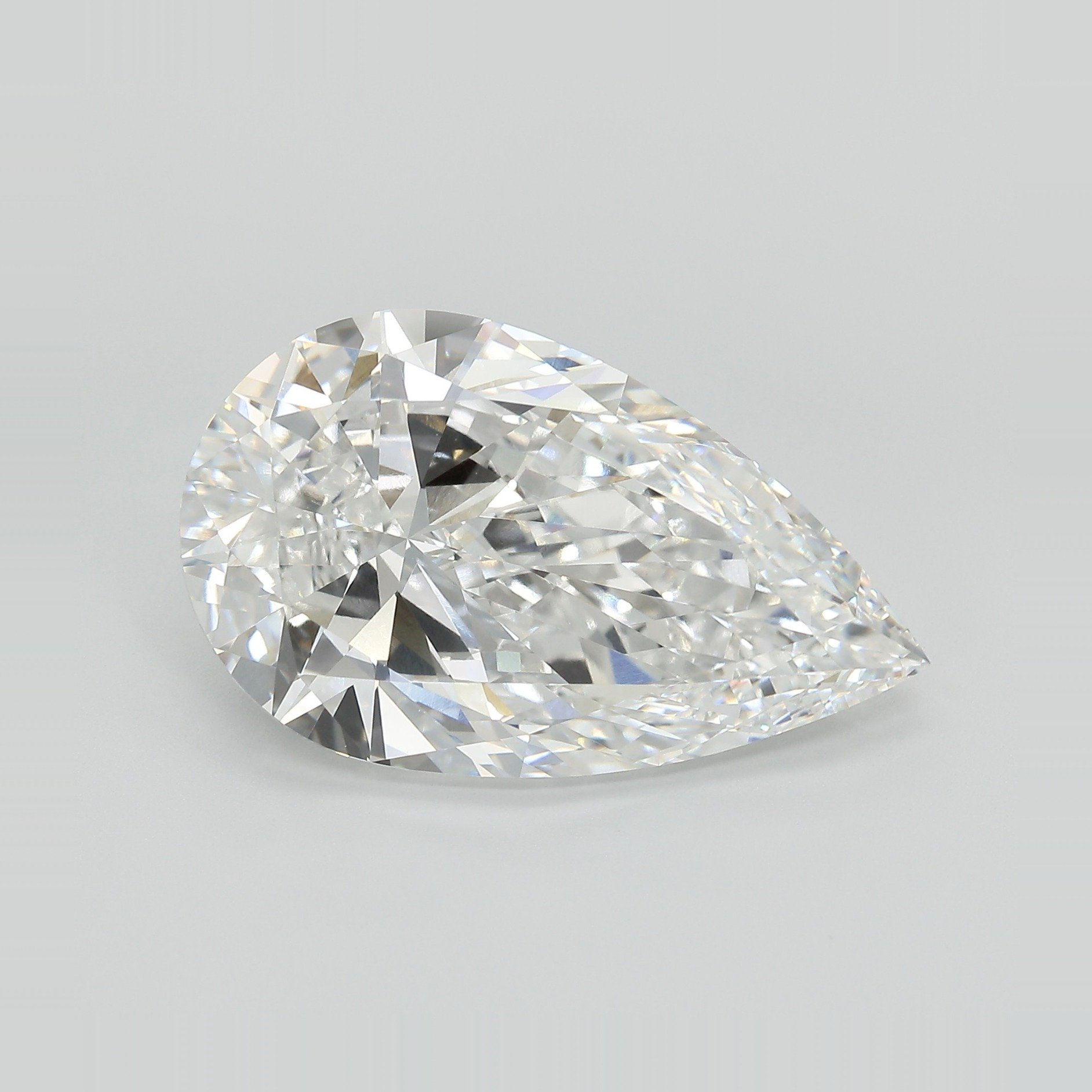 12.05ct E VVS2 Rare Carat Ideal Cut Pear Lab Grown Diamond