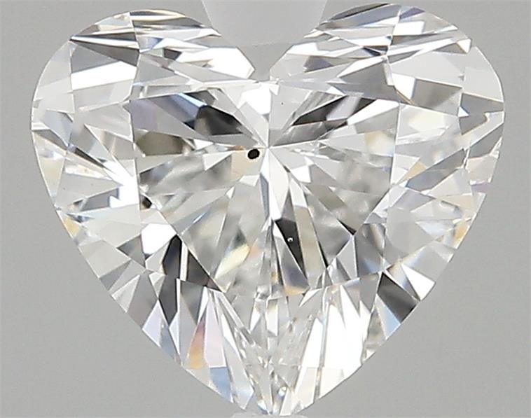 2.88ct E SI1 Rare Carat Ideal Cut Heart Lab Grown Diamond