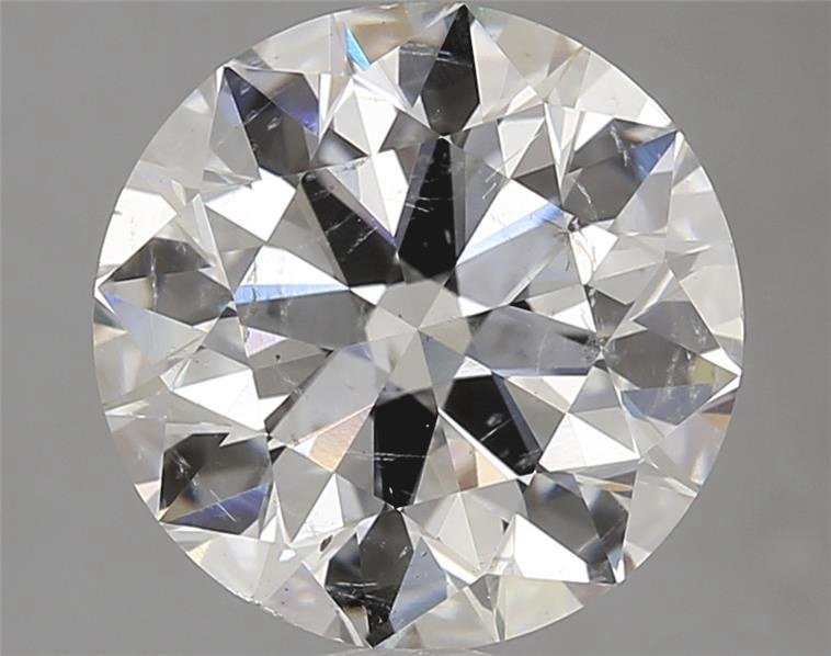 3.00ct I SI2 Rare Carat Ideal Cut Round Diamond