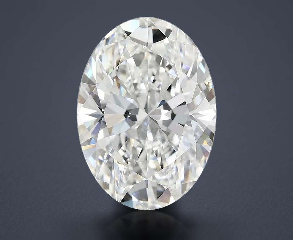 3.87 Carat Oval Lab Diamond