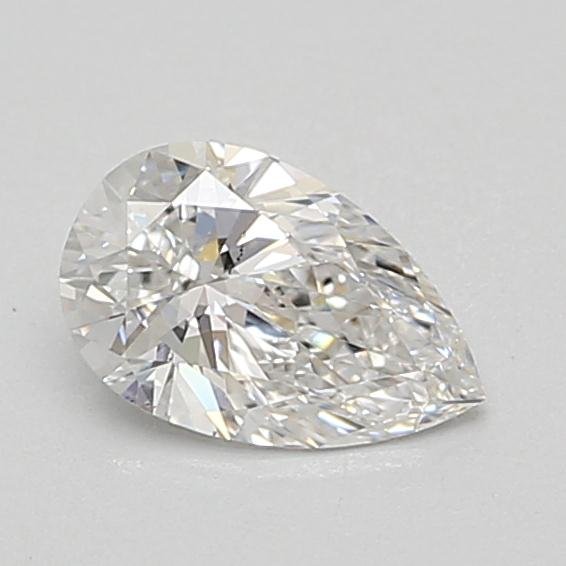 0.79ct E VS2 Rare Carat Ideal Cut Pear Lab Grown Diamond