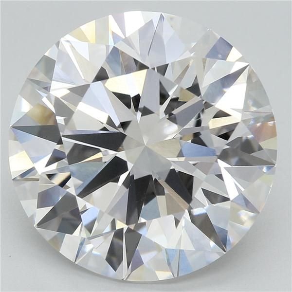 7.47ct F VVS2 Rare Carat Ideal Cut Round Lab Grown Diamond