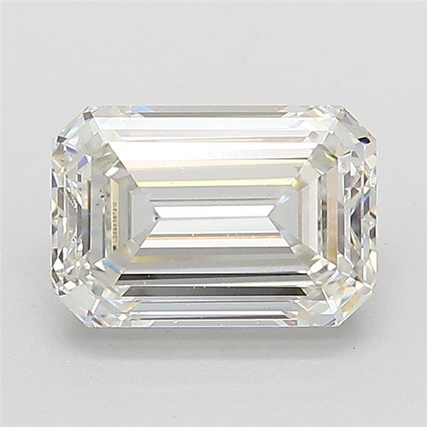 1.63ct H VS1 Rare Carat Ideal Cut Emerald Lab Grown Diamond