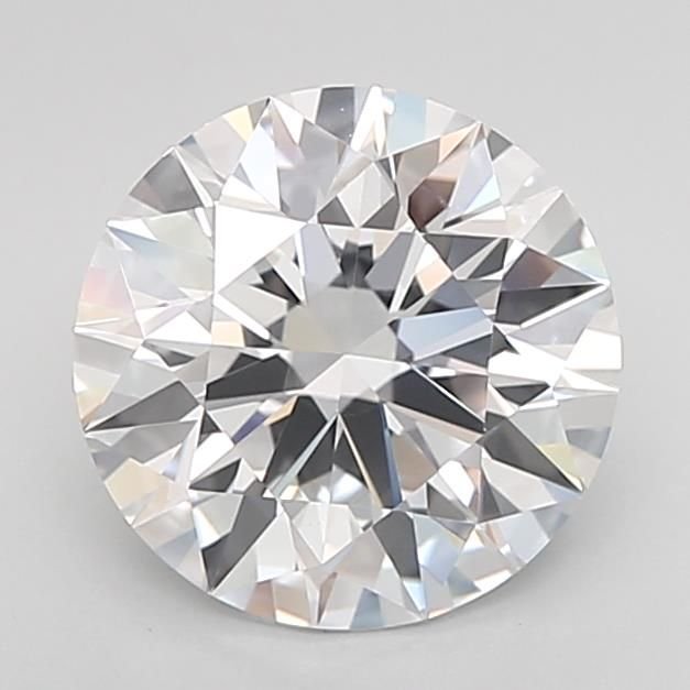 2.14ct D VVS2 Rare Carat Ideal Cut Round Lab Grown Diamond