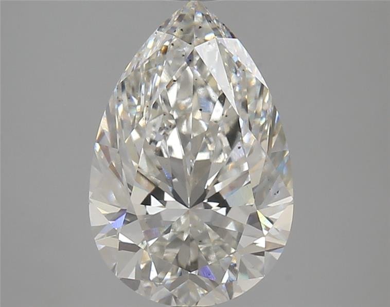 3.35ct G SI1 Very Good Cut Pear Lab Grown Diamond