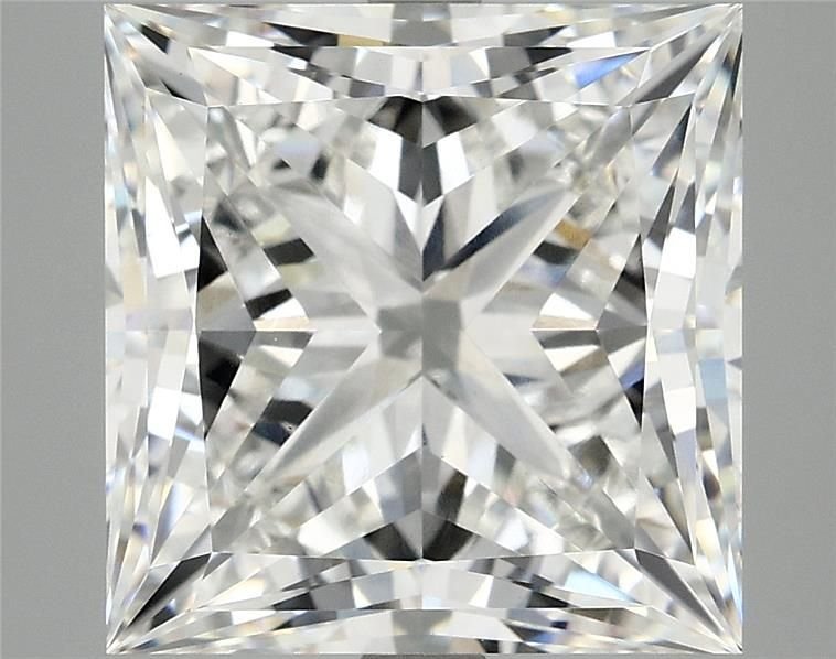 8.26ct F VVS2 Rare Carat Ideal Cut Princess Lab Grown Diamond