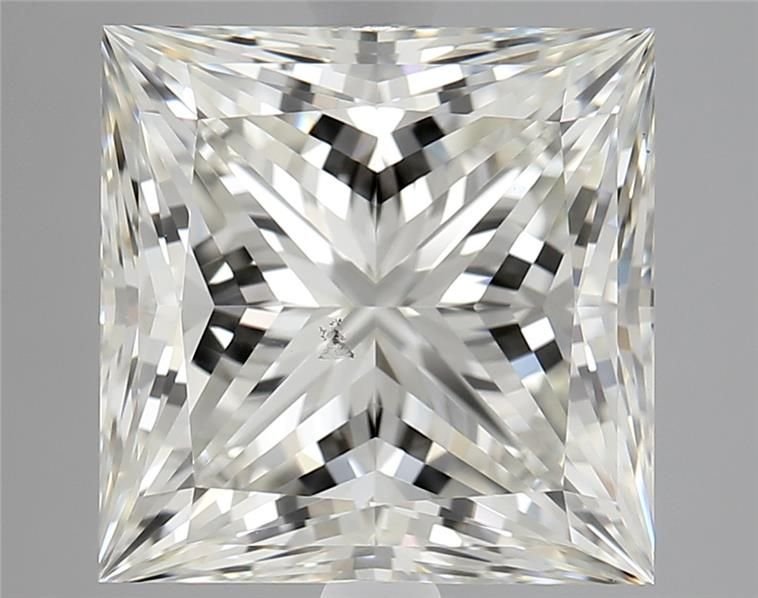 5.07ct K VS2 Rare Carat Ideal Cut Princess Diamond