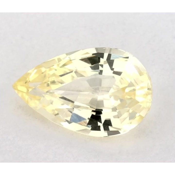 2.00 Carat Yellow Pear Sapphire