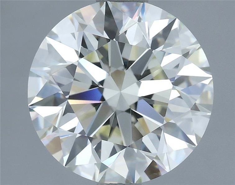 3.01ct K VS1 Rare Carat Ideal Cut Round Diamond