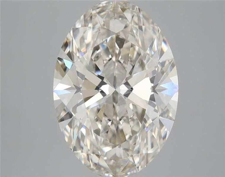 4.19ct I VS1 Rare Carat Ideal Cut Oval Lab Grown Diamond