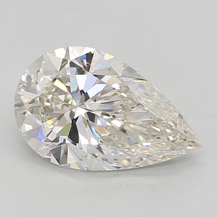 4.01ct G VS2 Rare Carat Ideal Cut Pear Lab Grown Diamond