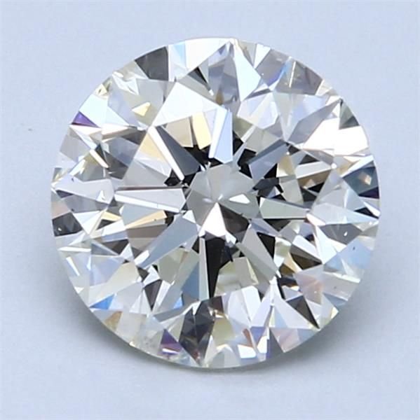 2.22ct J SI2 Rare Carat Ideal Cut Round Diamond