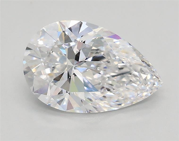 1.25 Carat Pear Lab Diamond