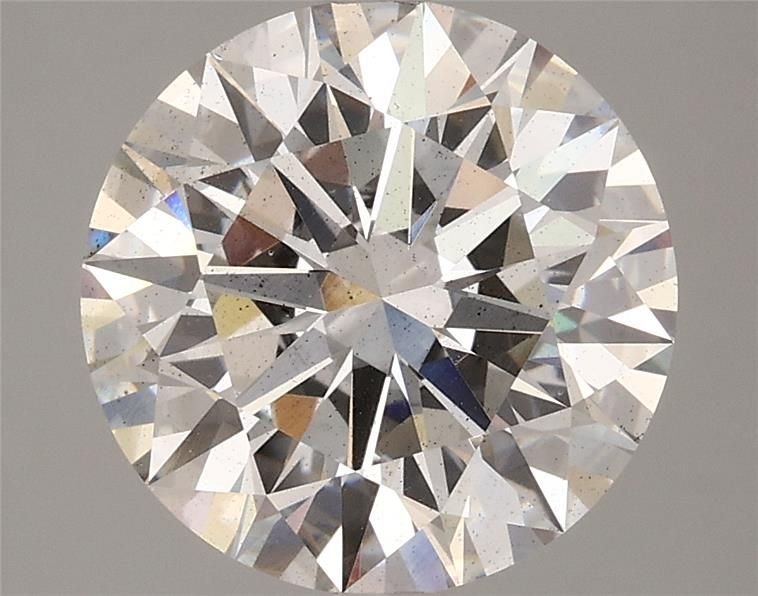 4.16ct F SI1 Rare Carat Ideal Cut Round Lab Grown Diamond