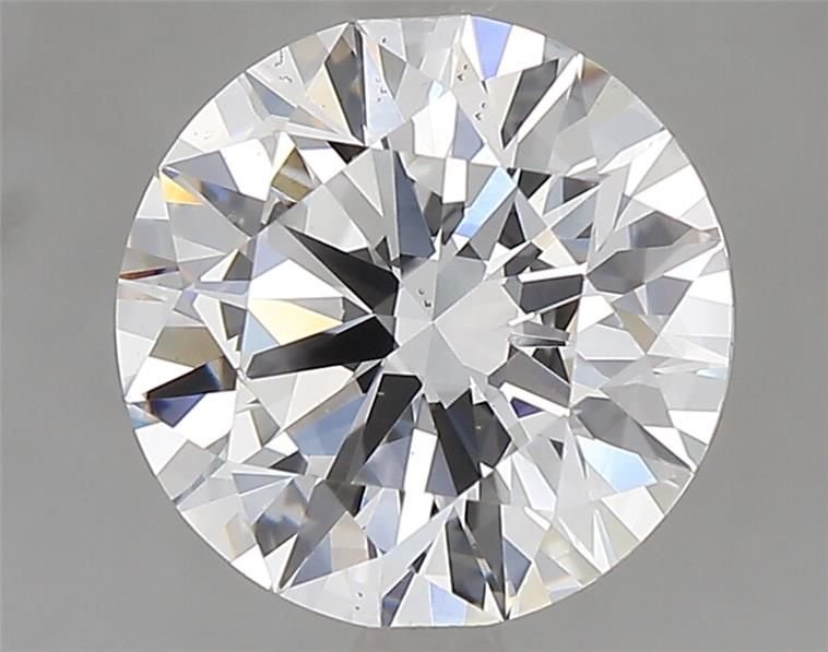 2.57ct E VS2 Rare Carat Ideal Cut Round Lab Grown Diamond