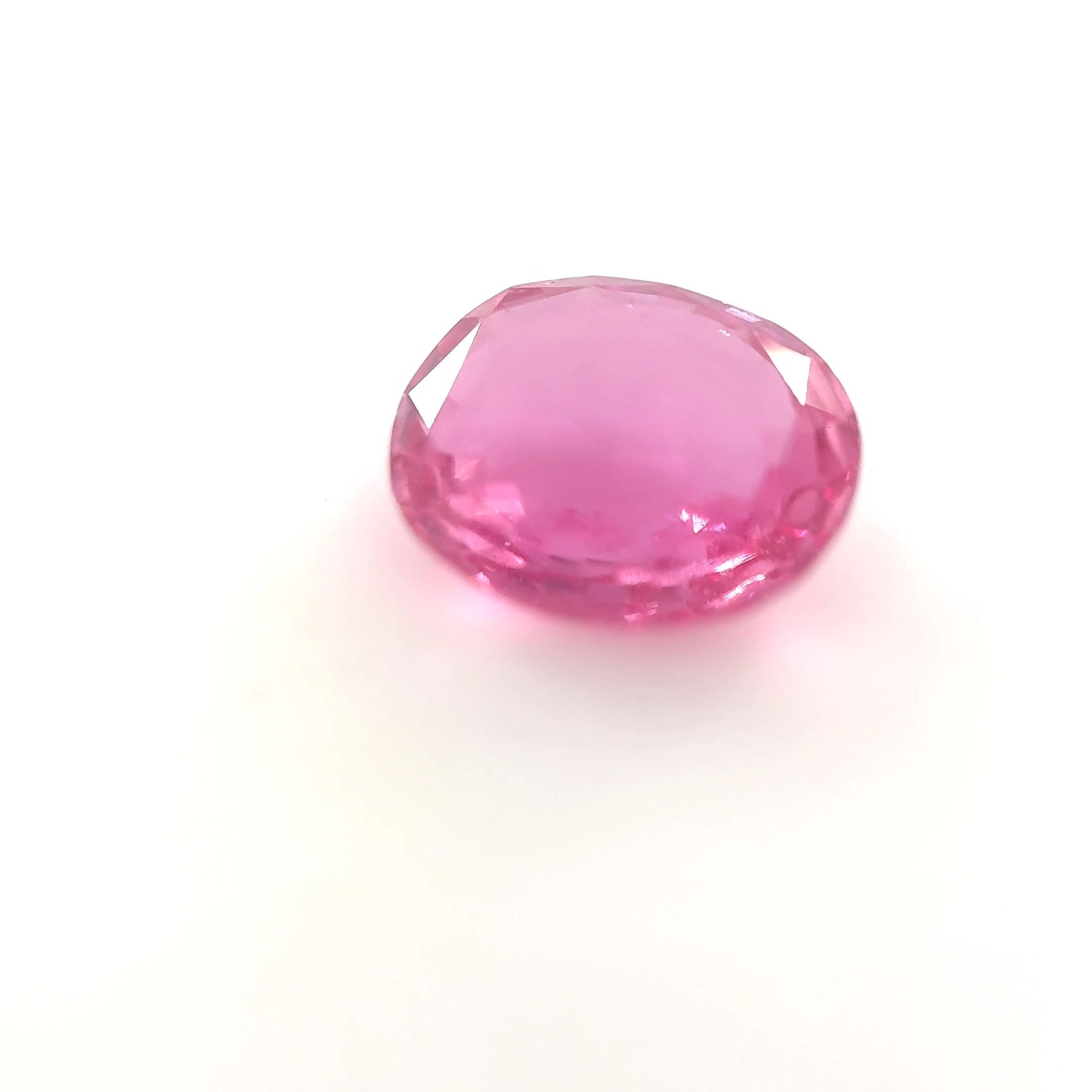 1.93 Carat Pink Oval Sapphire