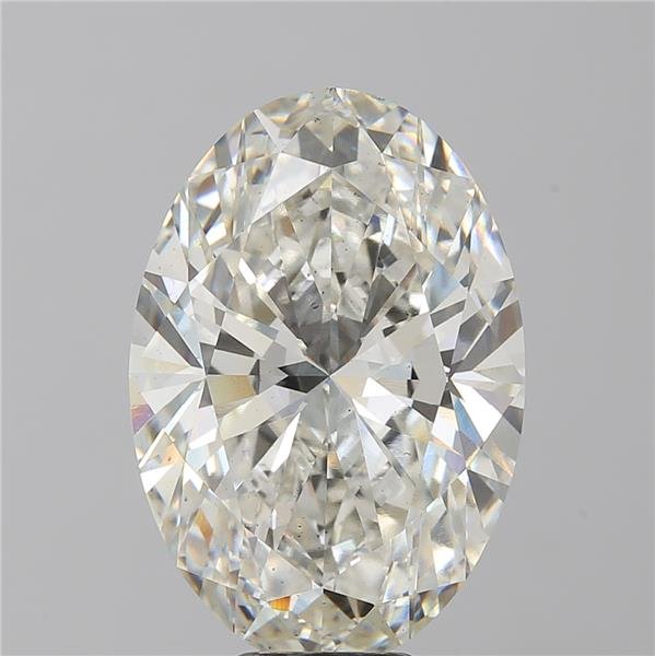 11.06ct H SI1 Rare Carat Ideal Cut Oval Lab Grown Diamond