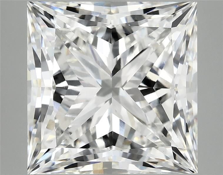8.05ct E VVS2 Rare Carat Ideal Cut Princess Lab Grown Diamond