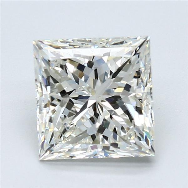 2.50ct J SI1 Rare Carat Ideal Cut Princess Diamond