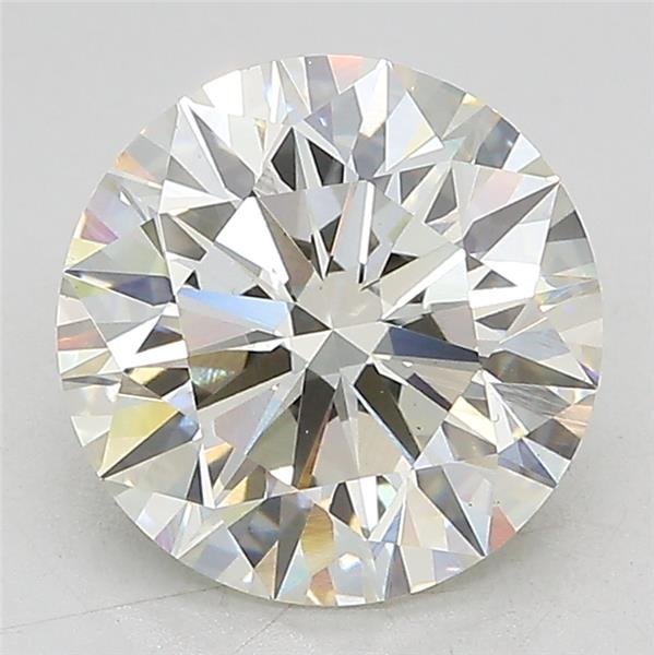 3.03ct J VS2 Rare Carat Ideal Cut Round Lab Grown Diamond