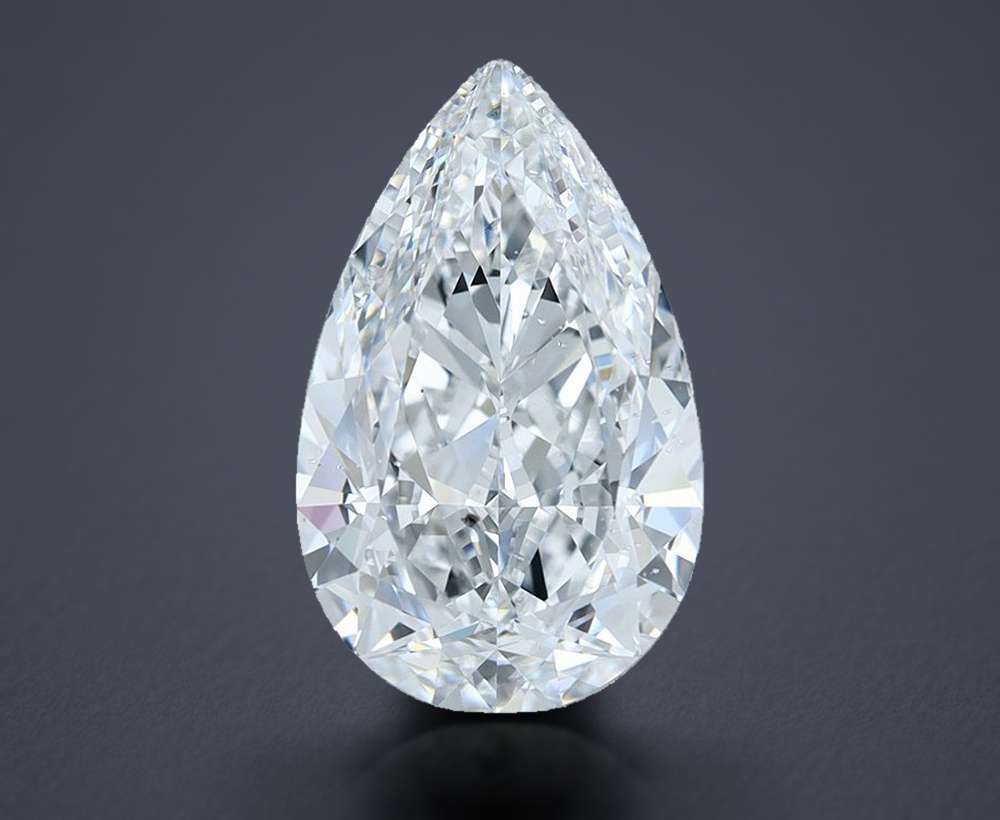 3.05 Carat Pear Natural Diamond
