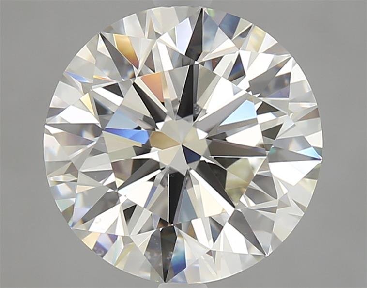 4.12ct J VS2 Rare Carat Ideal Cut Round Diamond