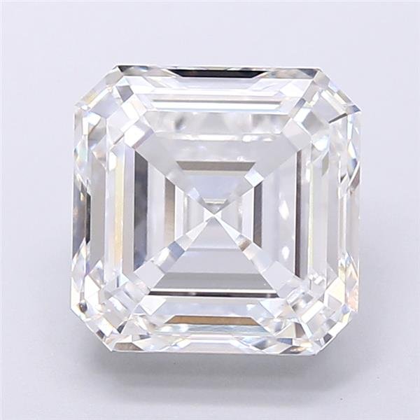 4.93ct E VVS2 Rare Carat Ideal Cut Asscher Lab Grown Diamond