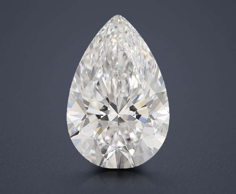 4.10 Carat Pear Lab Diamond