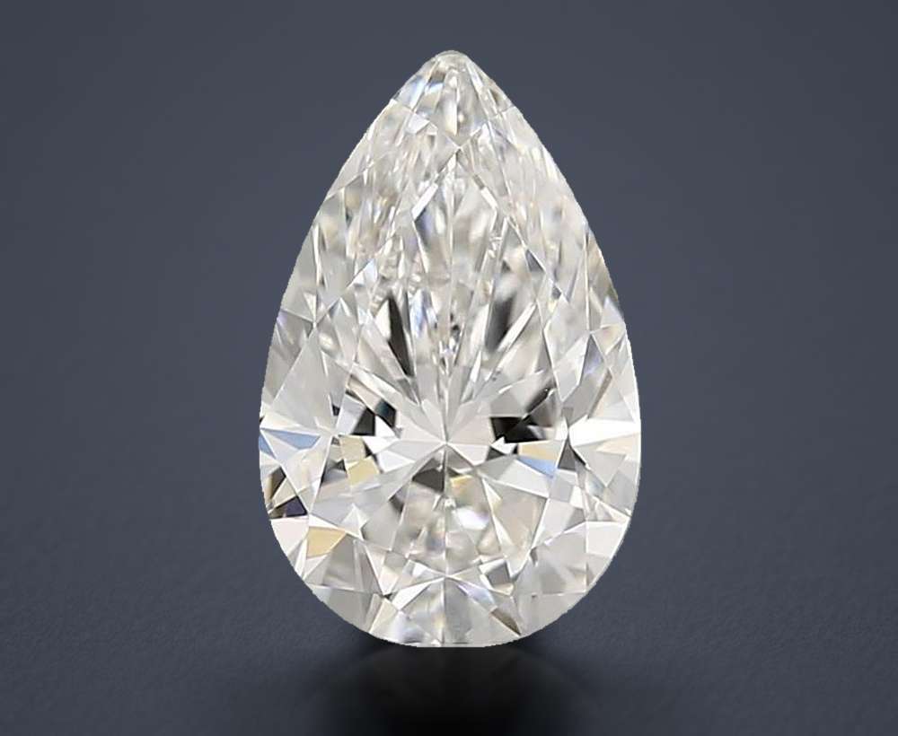 1.36 Carat Pear Lab Diamond