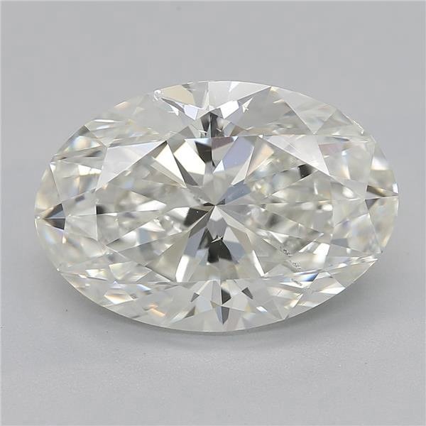 3.02ct J SI1 Very Good Cut Oval Diamond