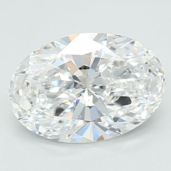 0.94ct D VS1 Rare Carat Ideal Cut Oval Lab Grown Diamond