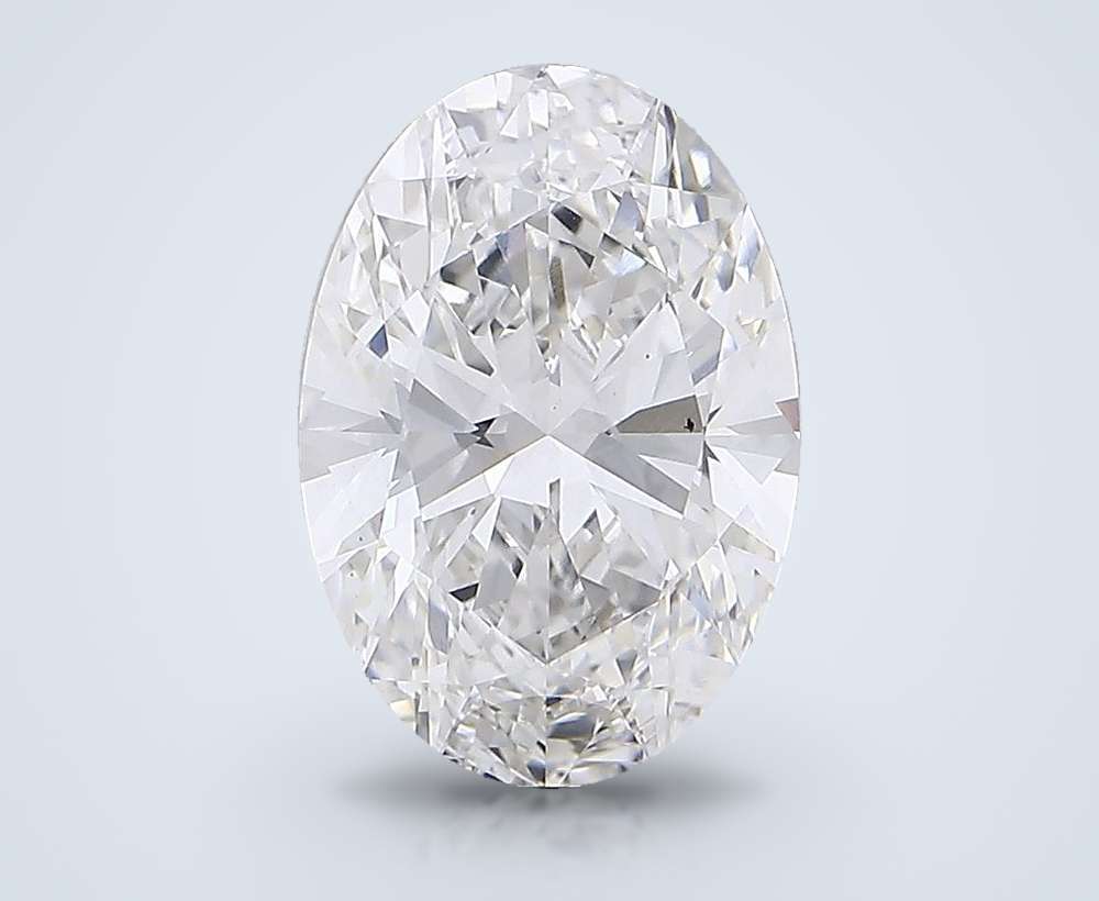 7.82 Carat Oval Lab Diamond